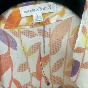 Poupette St. Barth Nana Tiered Sleeveless Maxi Dress - Orange Esterelle